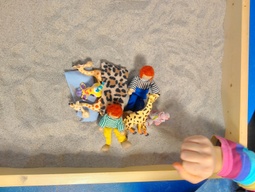 Sand playing